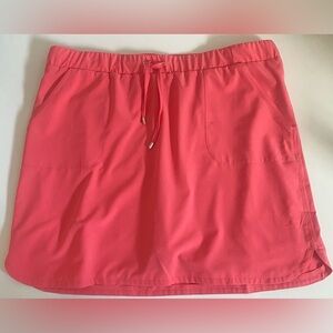 Chico’s Zenergy Coral Skort Elastic Waist Size 3 Women's Large
